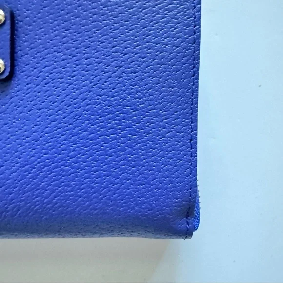 NWT Kate Spade Grand Street Layton Blue Leather Wallet Wristlet - Picture 5 of 7